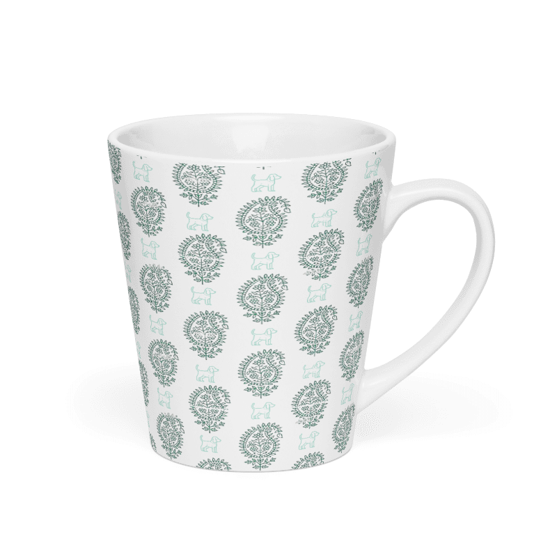 Block Print Chai Mug