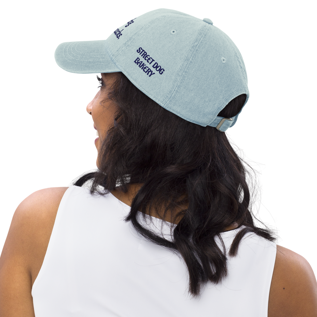 Tell Your Dog I Brought Snacks Denim Cap