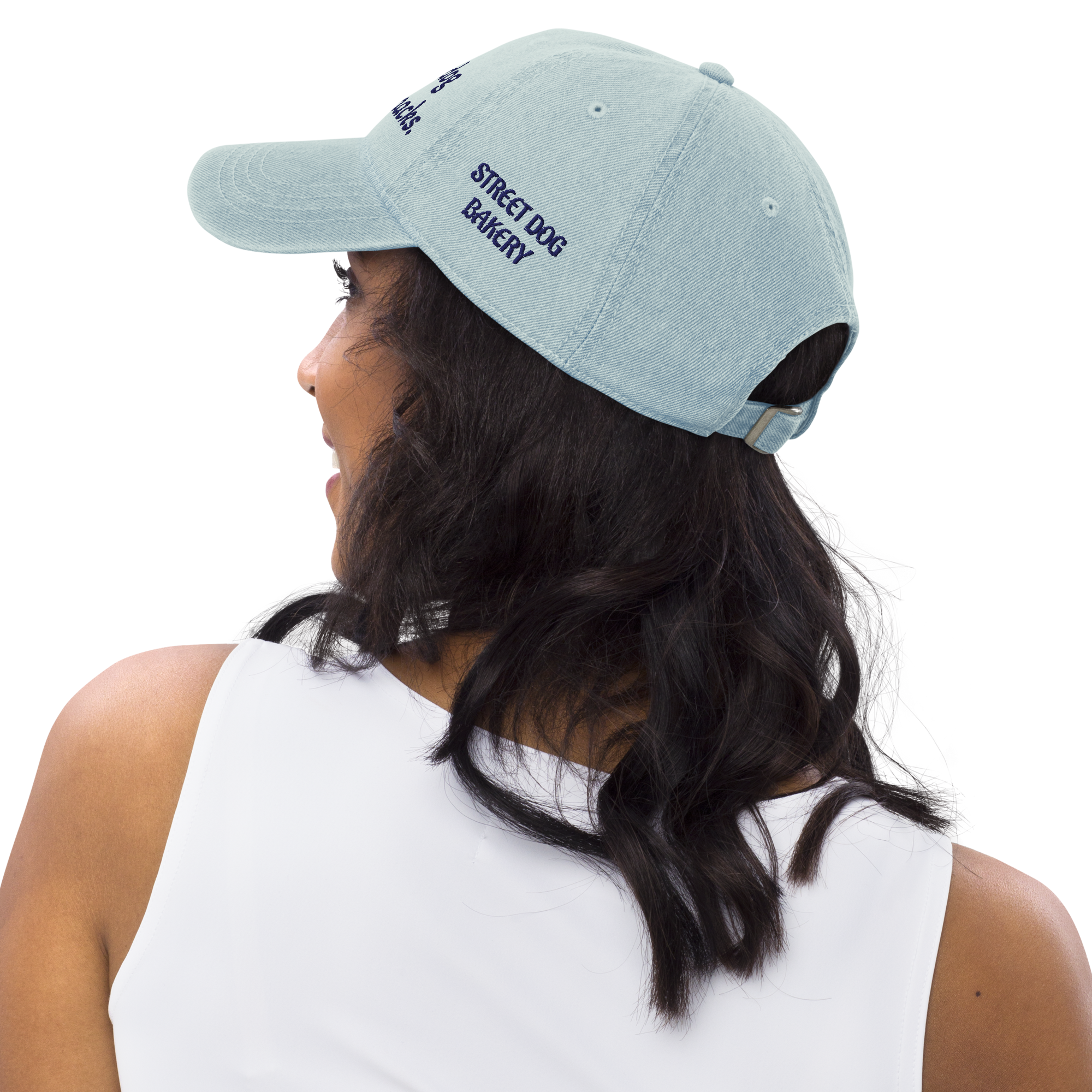 Tell Your Dog I Brought Snacks Denim Cap