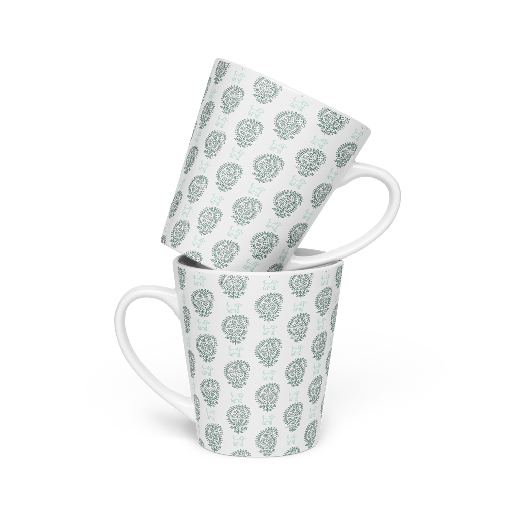 Block Print Chai Mug