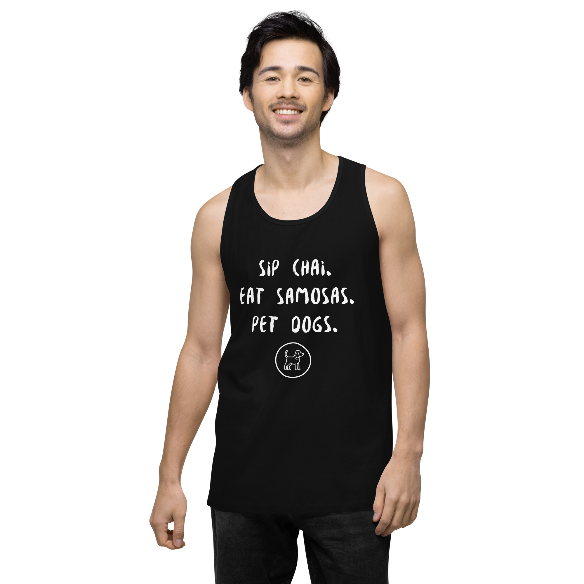 Chai, Samosas, & Dogs Tank Top