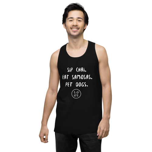 Chai, Samosas, & Dogs Tank Top