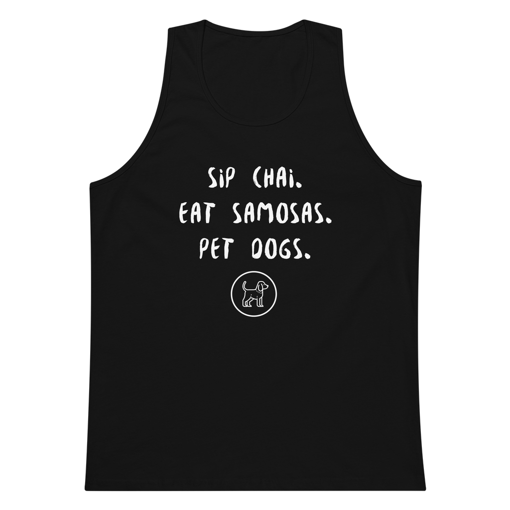 Chai, Samosas, & Dogs Tank Top
