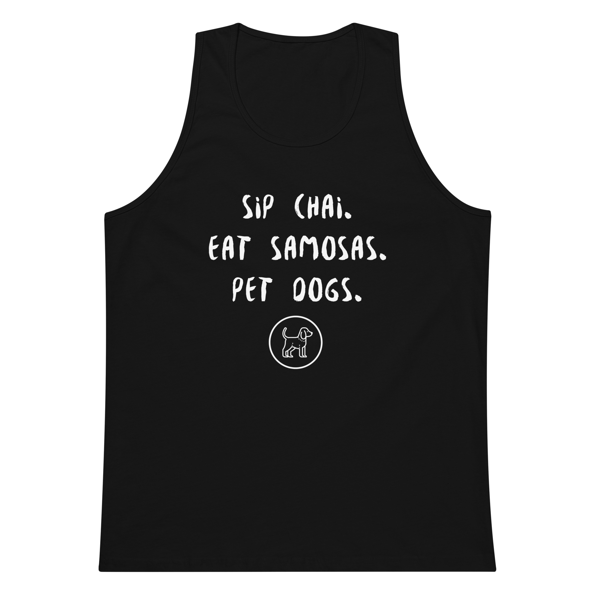 Chai, Samosas, & Dogs Tank Top