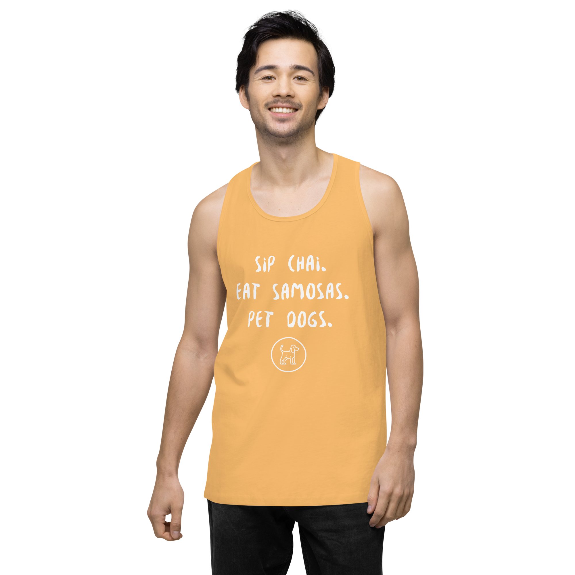 Chai, Samosas, & Dogs Tank Top