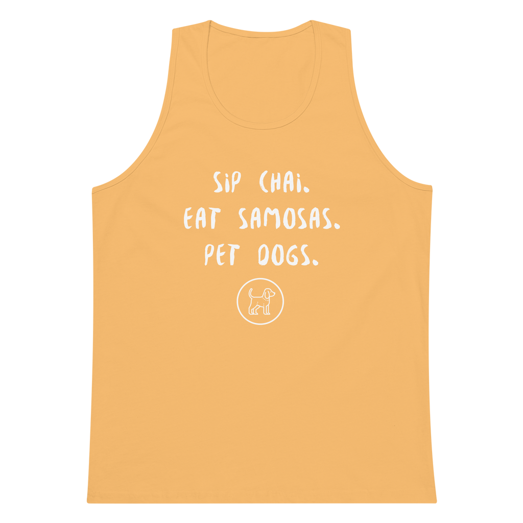 Chai, Samosas, & Dogs Tank Top